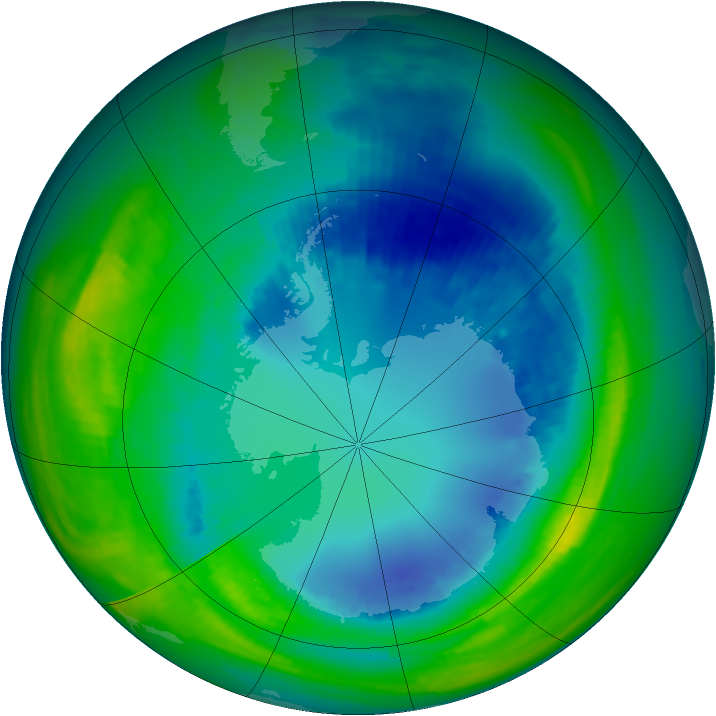 Ozone Map 2002-08-19